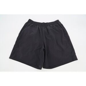 Outdoor Voices Men's Medium High‎ Tide 7" Lined Performance Shorts Black Solid